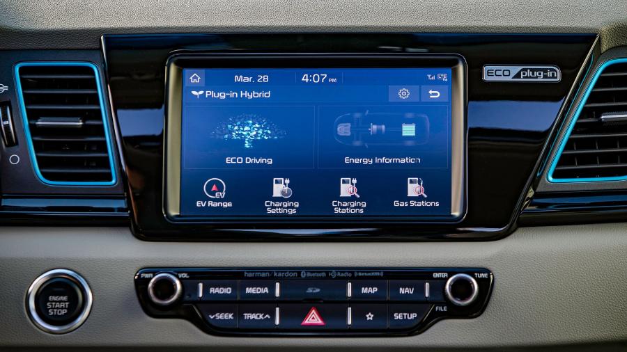 Детали интерьера Kia Niro Plug-In Hybrid (DE) 2018 года  (NA) (фото 21 из 47)